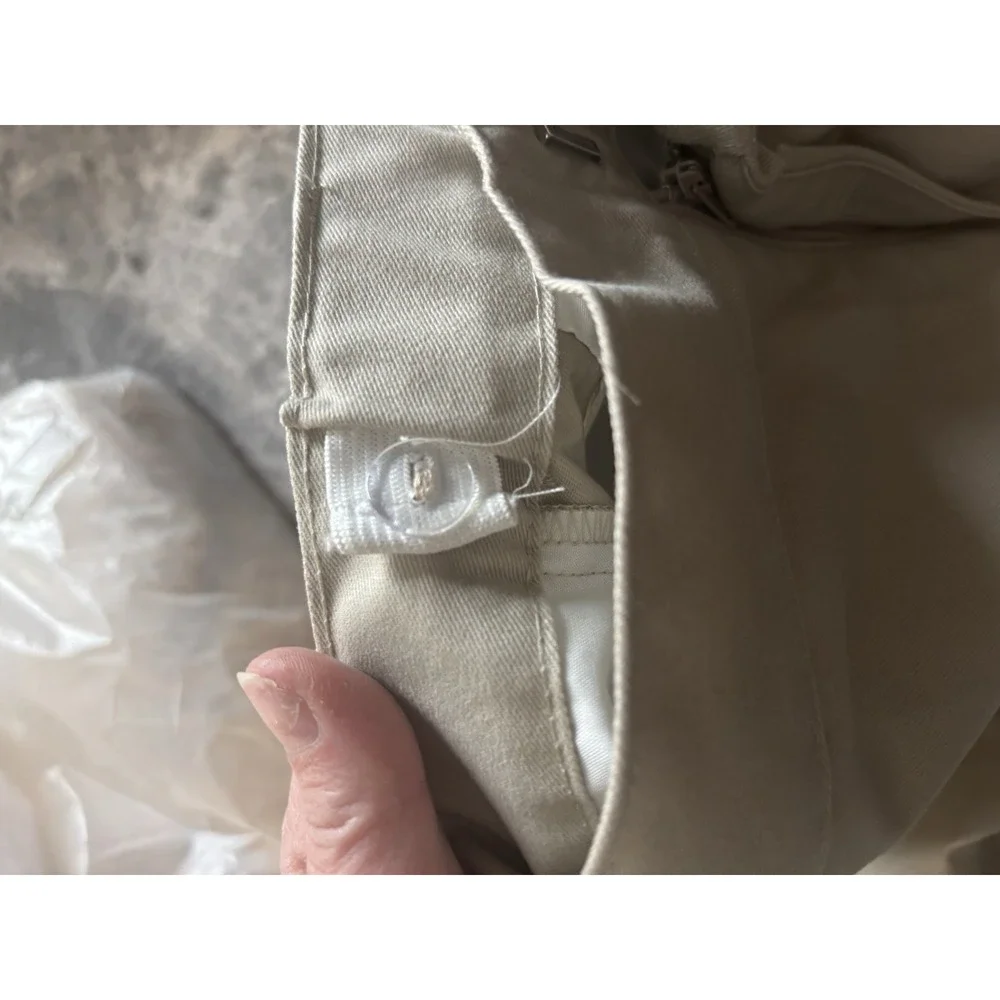 Unik Boys Light Khaki Size 14 Uniform Shorts 10.75